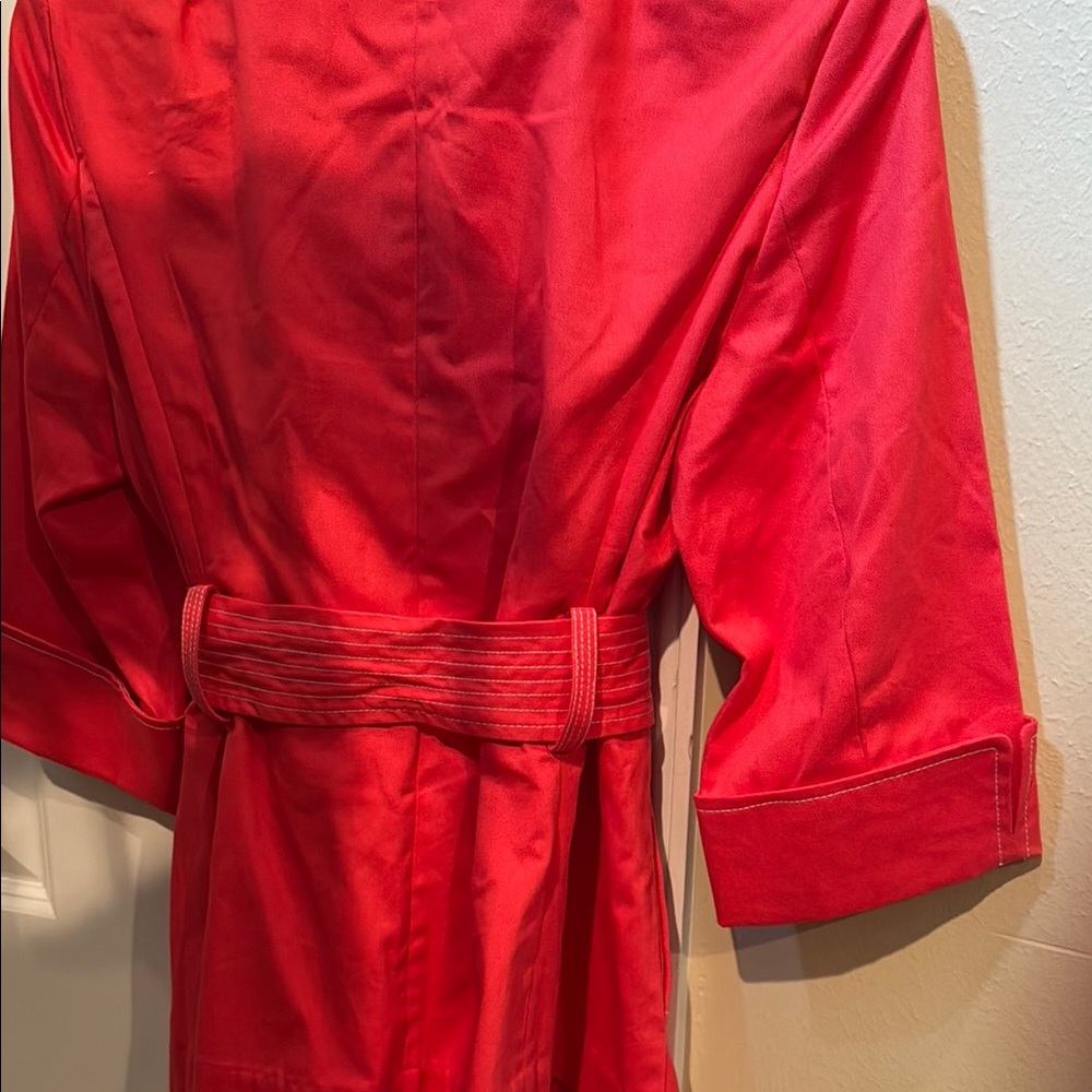 Luii Red Ruffled Blazer - Picture 5 of 5